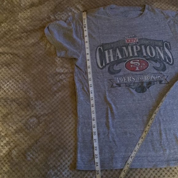 SF 49ers vs Broncos super bowl tee 1990 - Picture 4 of 4